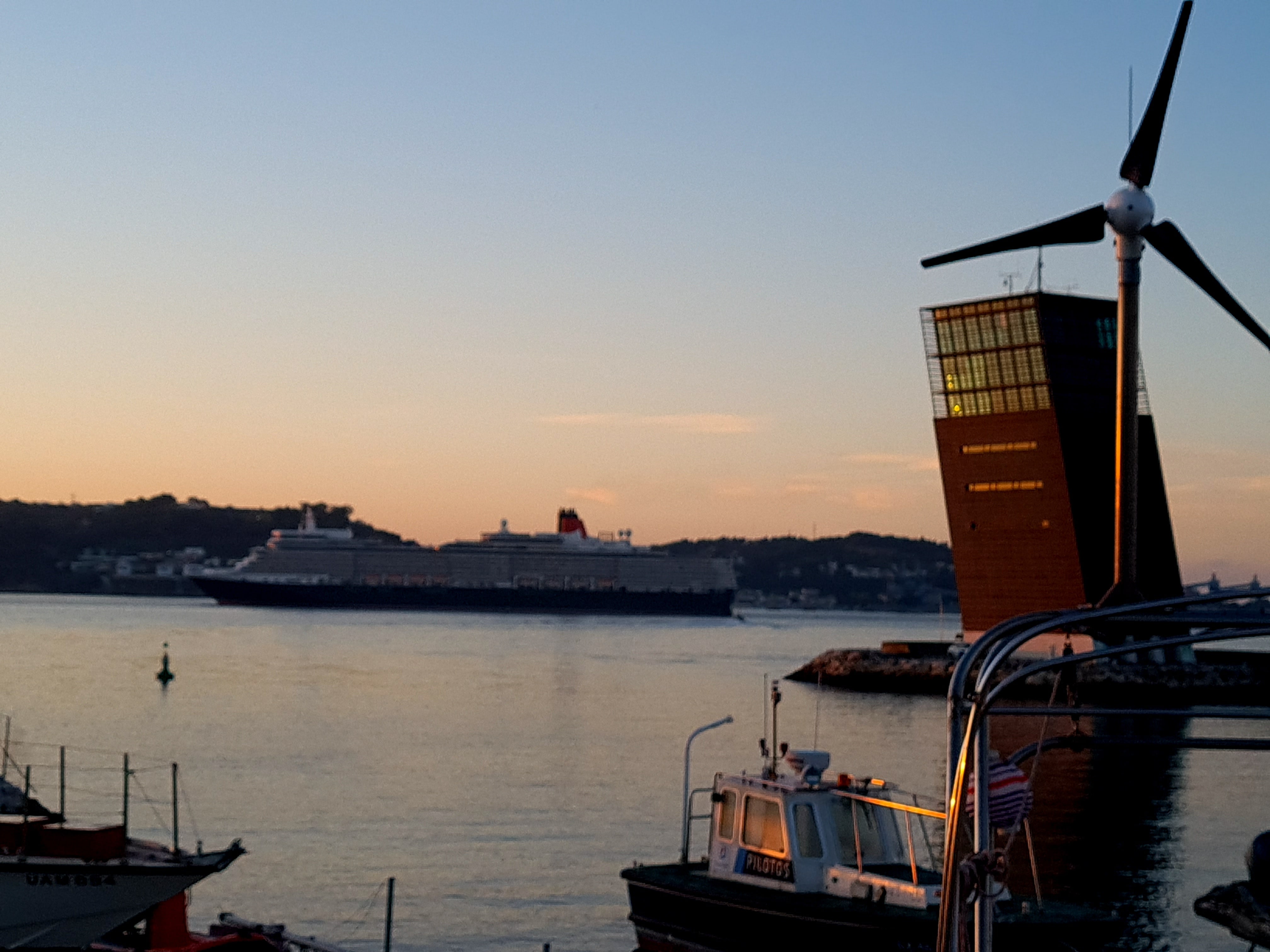 Ausblick vom Heck auf den Tejo